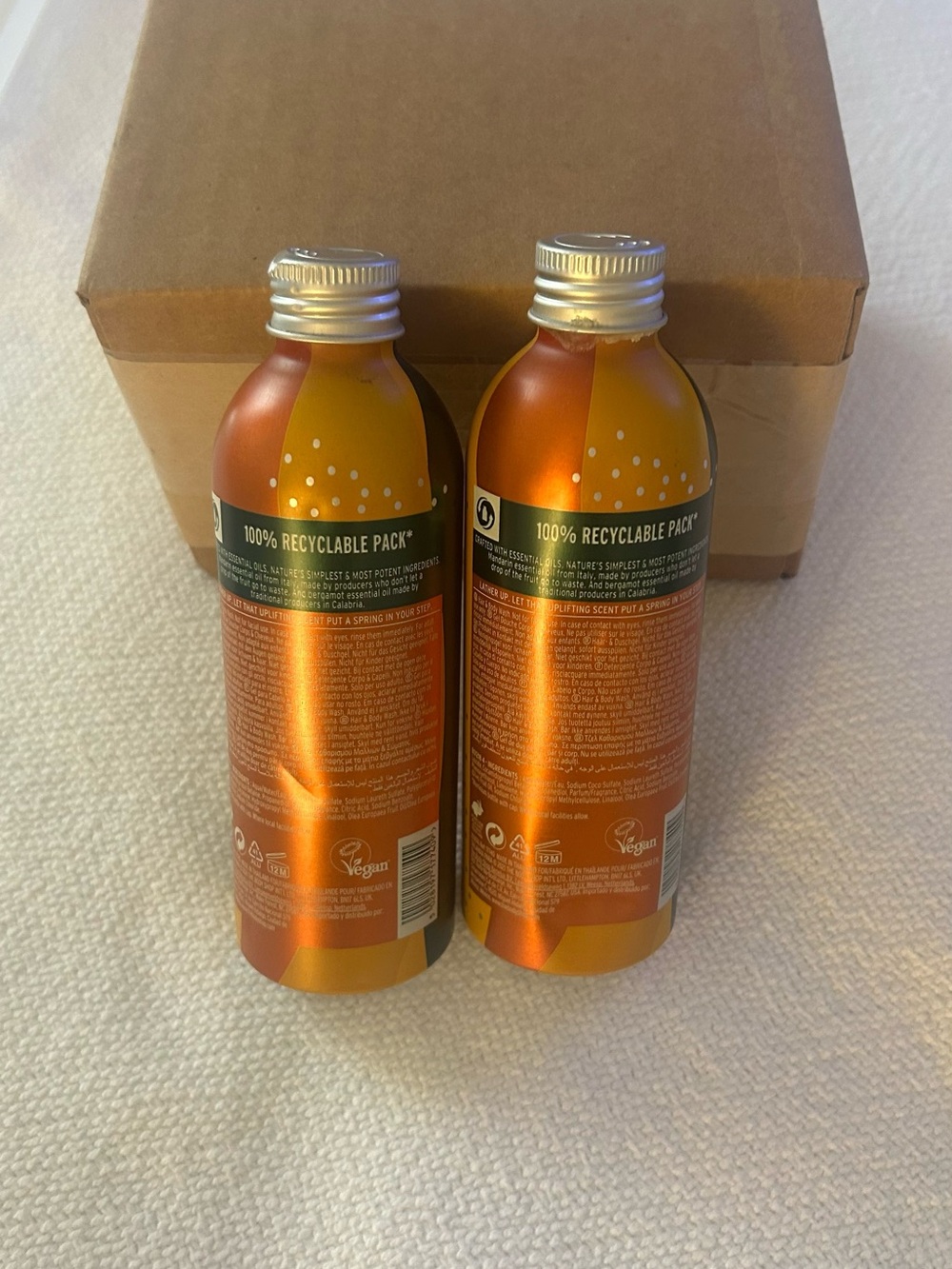 NWT The Body Shop Boost Uplifting Hair & Body Wash - Picture 2 of 2